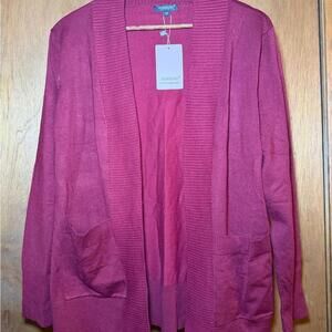 Women's Deep Pink Cardigan